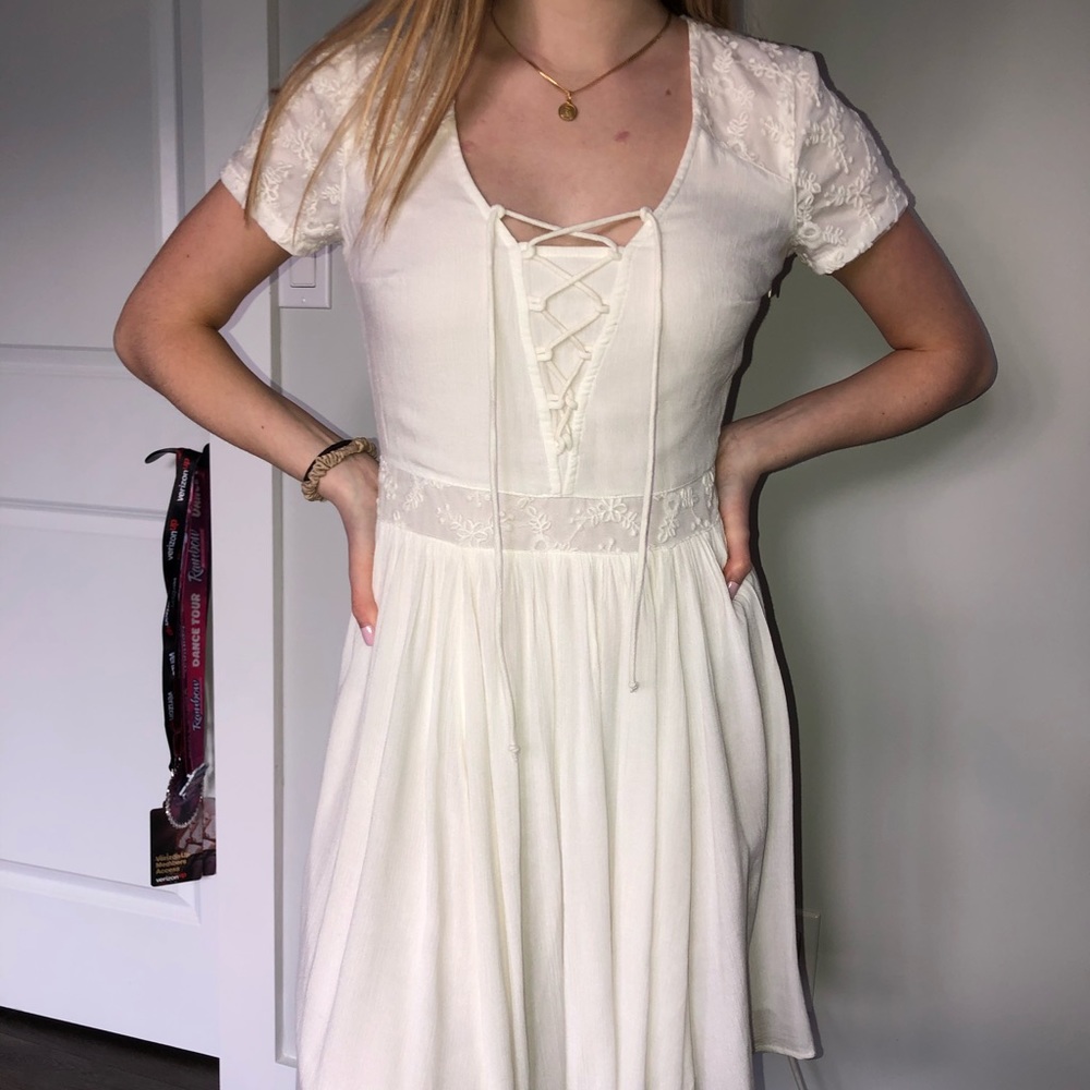 White Hollister Dress